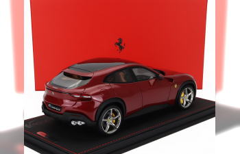 FERRARI Purosangue Suv (2022) - Con Vetrina - With Showcase, Rosso Mugello - Red Met