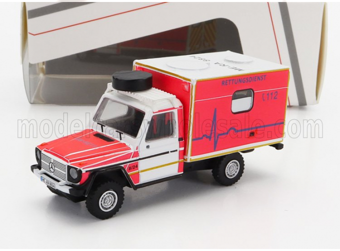 MERCEDES-BENZ G-class Van Ambulance (1980), Red White