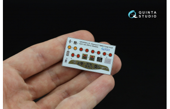 3D Декаль интерьера кабины U.S. Diamond T 968A Cargo truck (open cab)(Mirror Models) (с 3D-печатными