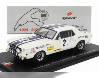 FORD Mustang Team Claude Dubois №2 2nd 24h Spa (1968) Yves Deprez - Leon Dernier (elde), White