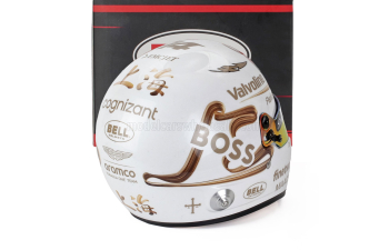 BELL HELMET Casco Helmet F1 Fernando Alonso Team Aston Martin Aramco Cognizant №14 China Gp (2025), White