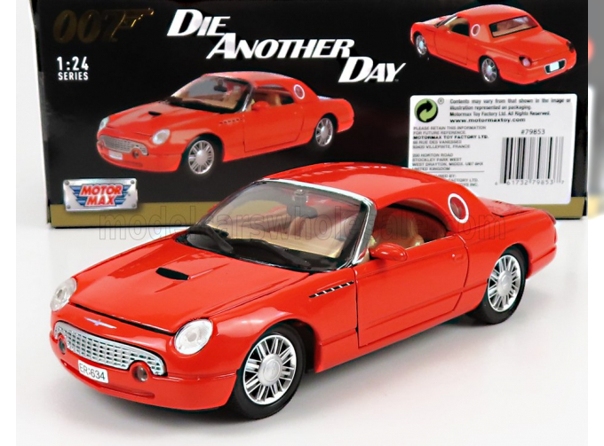 FORD Thunderbird (1999) - 007 James Bond - Die Another Day - La Morte Puo' Attendere, Orange