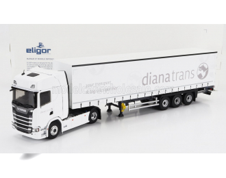 SCANIA S500 Truck Telonato Diana Transports 2020, White