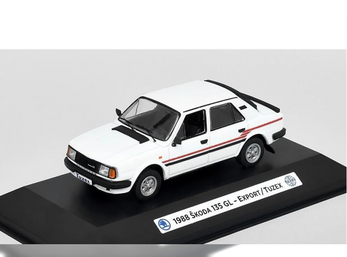 SKODA 135 GL  Export / Tuzex (1988), white