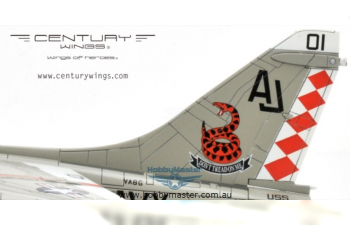 Vought A-7E Corsair II Diecast Model USN VA-86 Sidewinders AJ401 USS Nimitz 1978 (Wings of Heroes)