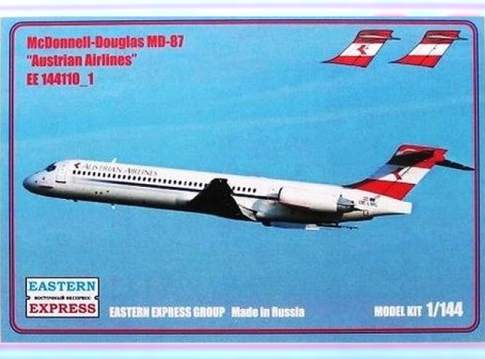 Сборная модель Пассажирский самолет McDonnell Douglas MD-87 (Austrian)