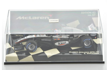 McLAREN Mercedes MP4/19 Kimi Raikonen (2004), silver/black