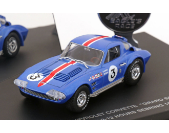 CHEVROLET Corvette Grand Sport Coupe No.3 12h Sebring (1964), blue