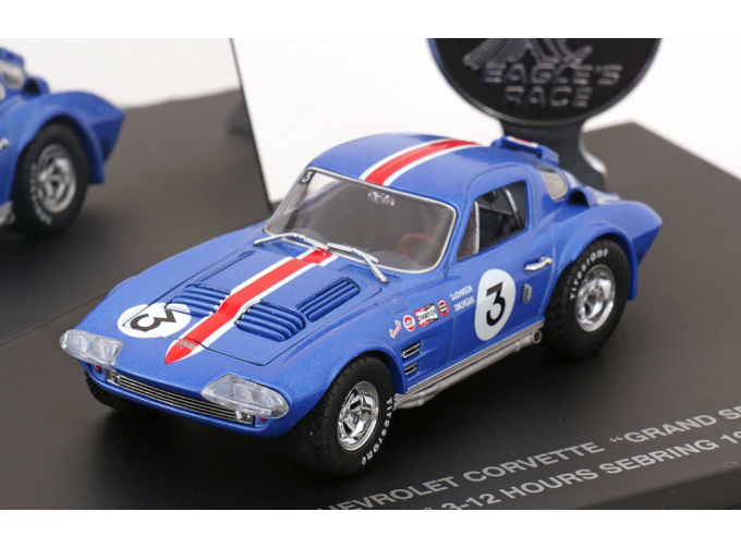 CHEVROLET Corvette Grand Sport Coupe No.3 12h Sebring (1964), blue