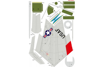 Сборная модель F-84F "Thunderstreak"