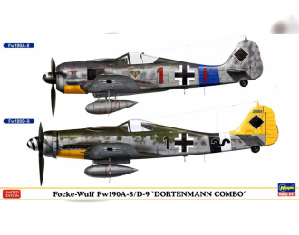 Сборная модель Немецкий истребитель Focke-Wulf Fw 190A-8/D-9 DORTENMANN COMBO (2 kits in the box) (две моделив коробке)