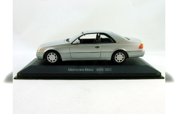 MERCEDES-BENZ 600 SEC (C140) 1992, silver metallic