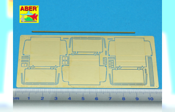 Фототравление Soviet Heavy Tank Kv-1or Kv-2 early with wide fenders Vol.2 - Tool boxes early type