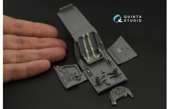 3D Декаль интерьера кабины Bf 109G-5/Bf 109G-6 (Airfix)