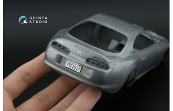 3D Декаль интерьера кабины Toyota Supra A80, экспортная версия (Tamiya) (с металлостикерами)
