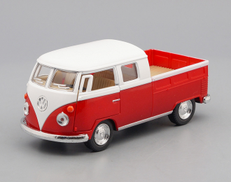 VOLKSWAGEN Bus Double Cab Pickup (1963), white / red