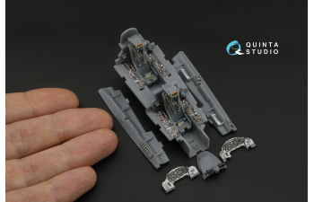 3D Декаль интерьера кабины TF-9J/F9F-8T Twin Cougar/Twogar (Kitty Hawk)