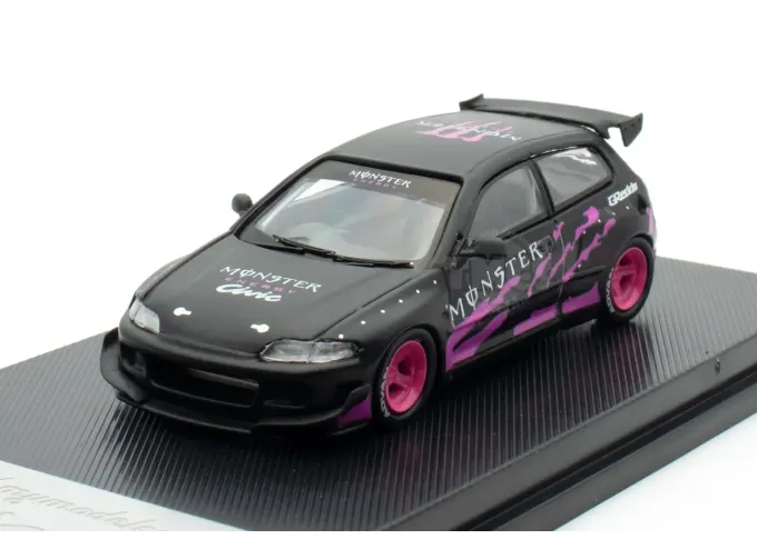 HONDA Civic EG6 *Monster*, black/pink