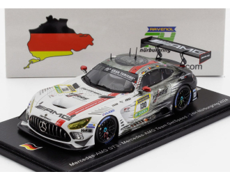 MERCEDES-BENZ Amg Gt3 Team Getspeed №130 24h Nurburgring (2024) M.engel - J.gounon - F.schiller - A.christodoulou, White Grey Red