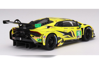 LAMBORGHINI Huracan Gt3 Evo2 Team Iron Lynx №19 Imsa 24h Daytona (2023) C.Schiavoni - R.Ineichen - F.Perera - R.Giammaria, Yellow