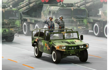 Сборная модель Автомобиль Dong Feng Meng Shi 1.5 ton Military Light Utility Vehicle