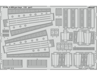 Edurad Набор фототравления P-40N пулемётный отсек