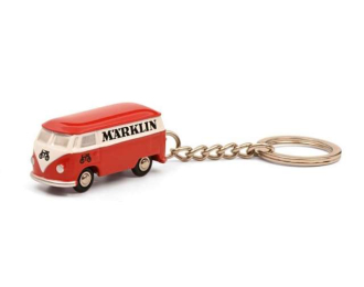 Volkswagen T1 Marklin Keyring, red / white