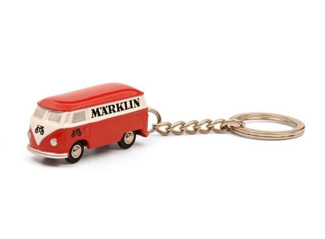Volkswagen T1 Marklin Keyring, red / white