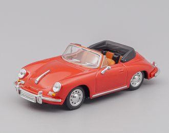 PORSCHE 356b Cabriolet Spider (1959), red metallic