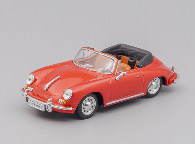 PORSCHE 356b Cabriolet Spider (1959), red metallic