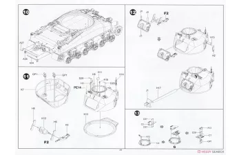 Сборная модель Танк Sherman M4A1 Mid