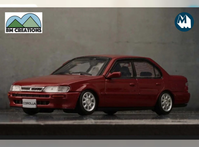 TOYOTA Corolla AE100 (1996),red left hand drive