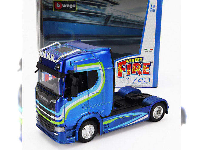 SCANIA S770 V8 TRACTOR TRUCK 2-ASSI (2021), blue