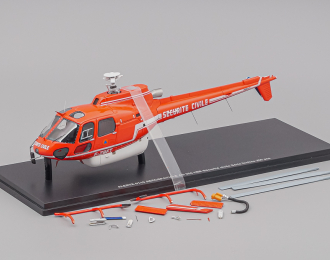(Уценка!) AEROSPATIALE As 350 Hbe Helicopter Securite Civile (1979), red