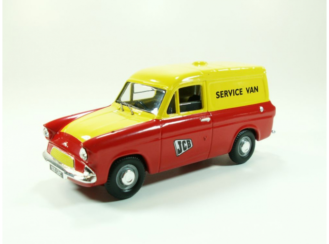 FORD Anglia Service Van, Limited Edition 1:43, красный с желтым