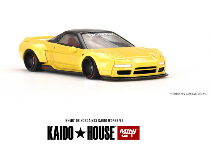 HONDA NSX "Kaido WORKS" V1, yellow