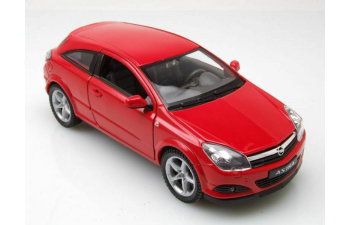 Opel Astra GTC 2005 (Astra H) красный