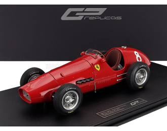 FERRARI F1 500 F2 World Champion №8 Winner France Gp Alberto Ascari, (1952), Red