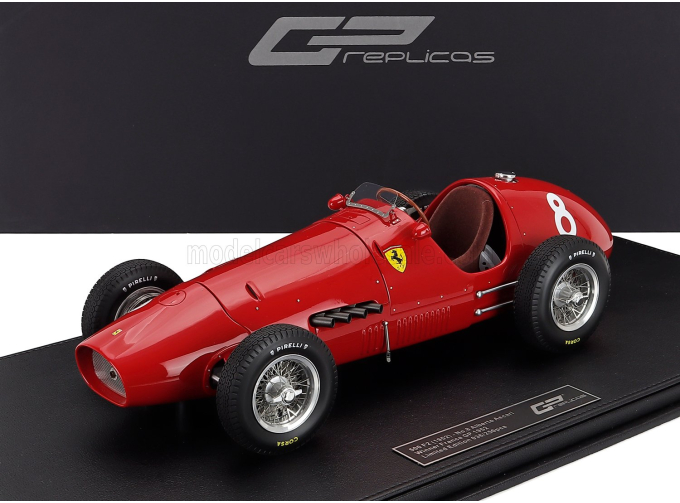 FERRARI F1 500 F2 World Champion №8 Winner France Gp Alberto Ascari, (1952), Red