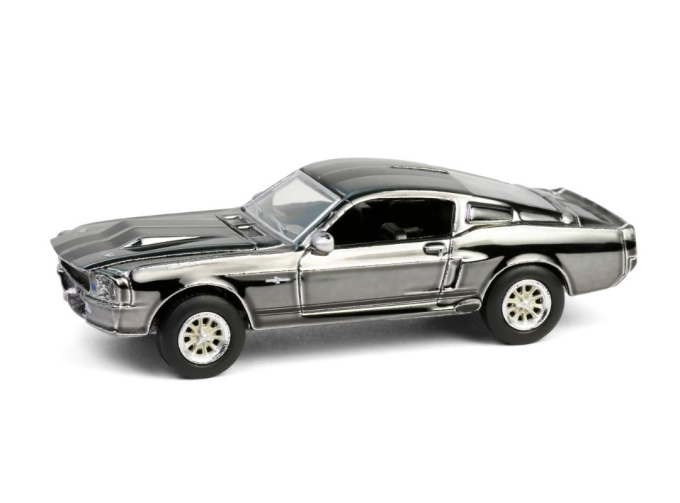 FORD Mustang Eleanor (1967) Gone in Sixty Seconds (2000), silver chrome