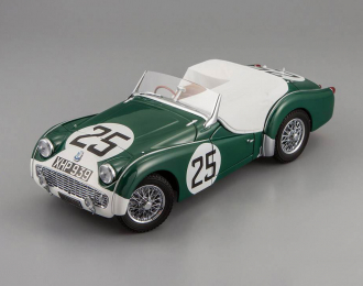 TRIUMPH TR3A Nr.25 1959 LM, green / white