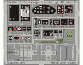 Цветное Фототравление для TBF-1 interior