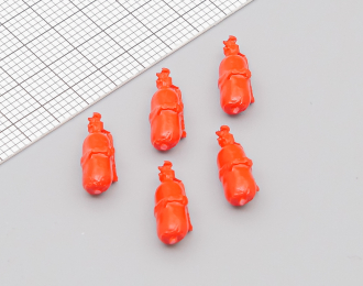 Огнетушитель ОУ-2 ранний (СССР), комплект из 5 штук