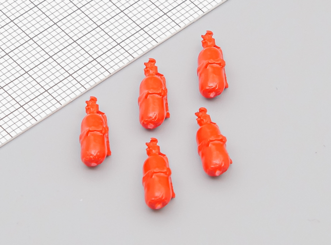 Огнетушитель ОУ-2 ранний (СССР), комплект из 5 штук