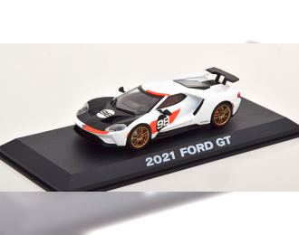 FORD GT (2021), white/orange/black