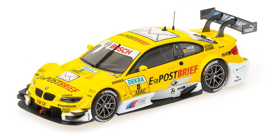 BMW M3 DTM 'EPOST BRIEF' BMW TEAM SCHNITZER DIRK WERNER DTM 2012, yellow