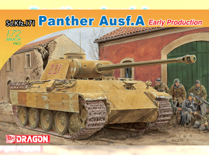 Сборная модель Немецкий средний танк PANTHER Ausf.A ранний