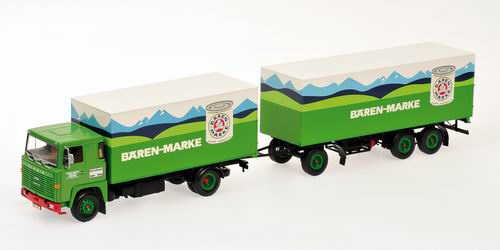 SCANIA LB140 Kofferzug "Baren-Marke", green