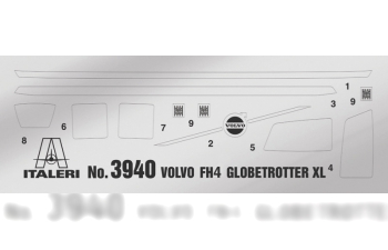 Сборная модель VOLVO Fh 540 Tractor Truck 2-assi 2020