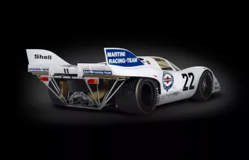 PORSCHE 917k 4.9l Team Martini Racing №22 Winner 24h Le Mans (1971) Helmut Marko - Gijs Van Lennep, White Blue